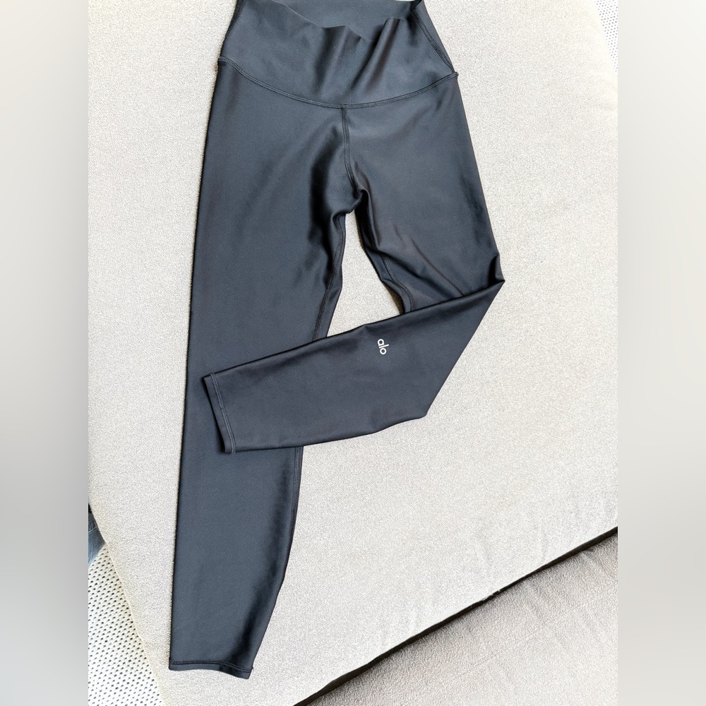 Alo Yoga Leggings Women M Black High Waist Stretch leggings